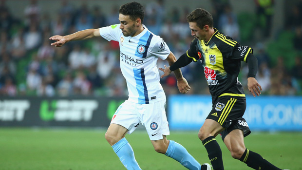Anthony Caceres returns from suspension this weekend for Melbourne City's clash with Victory.