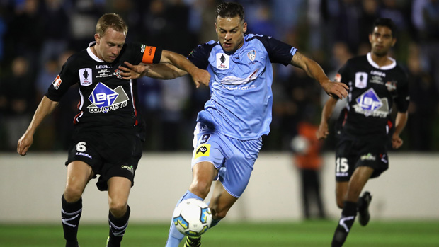 Bobo in action for Sydney FC in the Westfield FFA Cup.