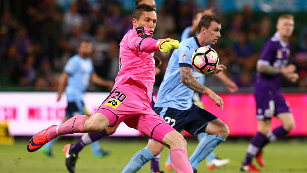 Danny Vukovic was outstanding in Sydney FC's 4-1 win over Perth Glory.