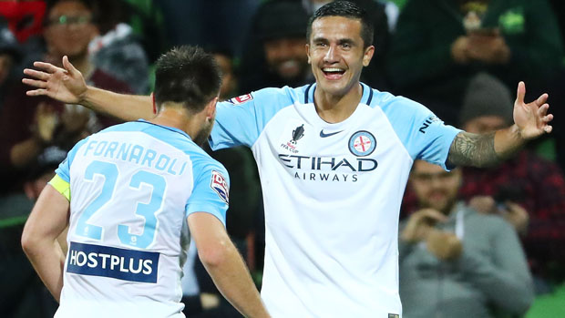 Tim Cahill and Bruno Fornaroli form a lethal combination up front for Melbourne City.