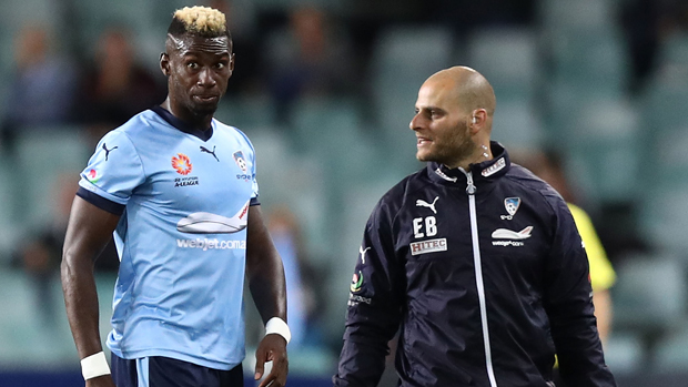 Sydney FC flyer Bernie Ibini is in doubt for Sunday's grand final against Melbourne Victory due to a hamstring injury.
