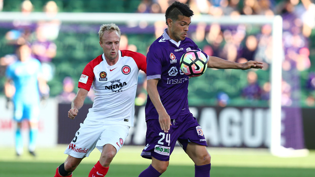 Mitch Nichols was left frustrated after the Wanderers' 2-2 draw with Perth Glory.