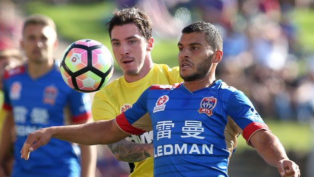 Newcastle Jets and Central Coast Mariners finished all square in a 1-1 draw at McDonald Jones Stadium.