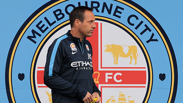 Melbourne City coach John van't Schip at his team's training base.